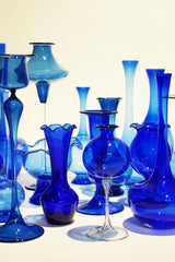 LIGHT GLASS VASE-92 NR-KR-397 Lauscha VINTAGE FLOWERVASE