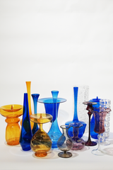 LIGHT GLASS-93 NR-KR-398 Lauscha VINTAGE FLOWERVASE