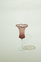 LIGHT GLASS-79 NR-KR-384 Lauscha VINTAGE FLOWERVASE