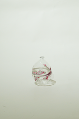 LIGHT GLASS-83 NR-KR-388 Lauscha VINTAGE FLOWERVASE