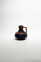 ES Keramik Vase Brown Blue,Fat Lava Ceramics NR-76