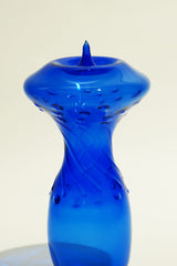 LIGHT GLASS-45 NR-KR-217 Lauscha VINTAGE FLOWERVASE キャンドルスタンド