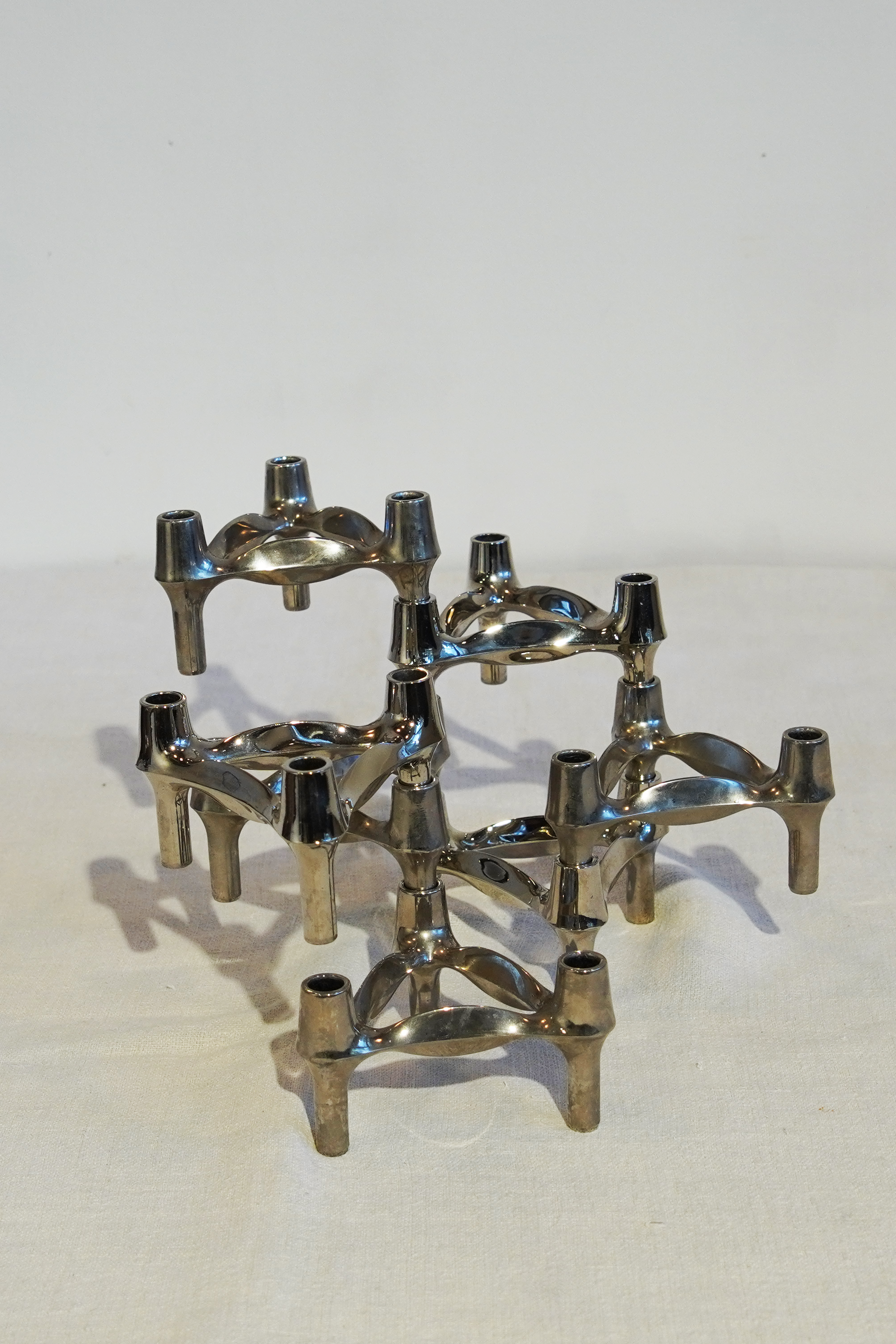 ANE022 Stoff Nagel / 3 Candle Stand / BMF / Germany /1970s – SwTRAS