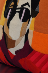 AVANI Cashmere Patchwork Cushion M-J ICON カシミアパッチワーククッション M-J 象徴