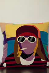 AVANI Cashmere Patchwork Cushion K-C IMPULSE カシミアパッチワーククッション K-C 衝動