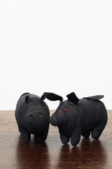 OMERSA DENIM HIPPOPOTAMUS MINIATURE
