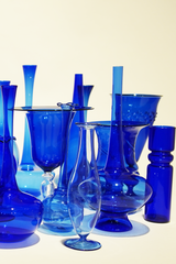 LIGHT GLASS VASE-51 NR-KR-356 Lauscha VINTAGE FLOWERVASE