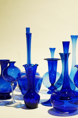 LIGHT GLASS VASE-98 NR-KR-403 Lauscha VINTAGE FLOWERVASE