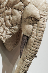 yuya inagawa handmade ELEPHANT-beige doll object ハンドメイド ゾウ-ベージュ-M