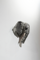 yuya inagawa handmade ELEPHANT-beige doll object ハンドメイド ゾウ-グレー-M
