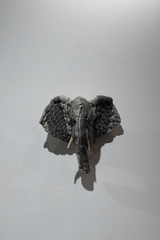 yuya inagawa handmade ELEPHANT-beige doll object ハンドメイド ゾウ-グレー-M