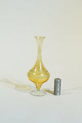 LIGHT GLASS VASE NR-663 Lauscha VINTAGE FLOWERVASE