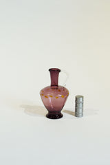 LIGHT GLASS VASE-25 NR-KR-197 Lauscha VINTAGE FLOWERVASE