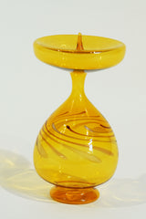 LIGHT GLASS-46 NR-KR-218 Lauscha VINTAGE FLOWERVASE キャンドルスタンド