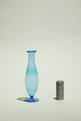 LIGHT GLASS VASE-51 NR-KR-356 Lauscha VINTAGE FLOWERVASE