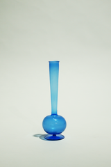 LIGHT GLASS VASE-53 NR-KR-358 Lauscha VINTAGE FLOWERVASE