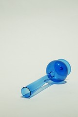 LIGHT GLASS VASE-53 NR-KR-358 Lauscha VINTAGE FLOWERVASE