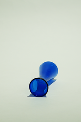 LIGHT GLASS VASE-56 NR-KR-361 Lauscha VINTAGE FLOWERVASE