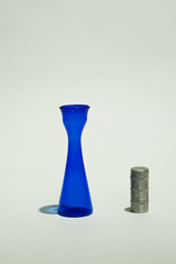 LIGHT GLASS VASE-56 NR-KR-361 Lauscha VINTAGE FLOWERVASE