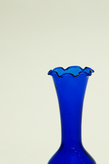 LIGHT GLASS VASE-60 NR-KR-365 Lauscha VINTAGE FLOWERVASE