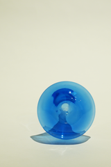 LIGHT GLASS VASE-70 NR-KR-375 Lauscha VINTAGE FLOWERVASE