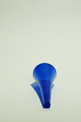 LIGHT GLASS VASE-76 NR-KR-381 Lauscha VINTAGE FLOWERVASE