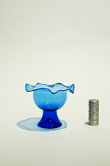 LIGHT GLASS VASE-90 NR-KR-395 Lauscha VINTAGE FLOWERVASE