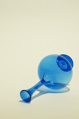 LIGHT GLASS VASE-92 NR-KR-397 Lauscha VINTAGE FLOWERVASE