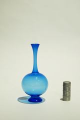 LIGHT GLASS VASE-92 NR-KR-397 Lauscha VINTAGE FLOWERVASE