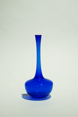 LIGHT GLASS VASE-98 NR-KR-403 Lauscha VINTAGE FLOWERVASE