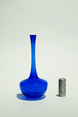 LIGHT GLASS VASE-98 NR-KR-403 Lauscha VINTAGE FLOWERVASE