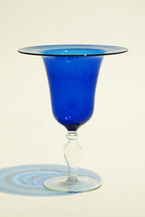 LIGHT GLASS VASE-104 NR-KR-409 Lauscha VINTAGE FLOWERVASE