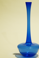 LIGHT GLASS VASE-107 NR-KR-412 Lauscha VINTAGE FLOWERVASE