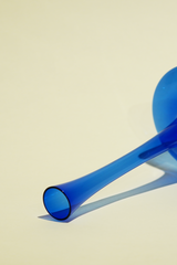 LIGHT GLASS VASE-107 NR-KR-412 Lauscha VINTAGE FLOWERVASE