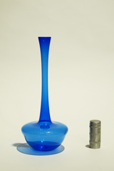 LIGHT GLASS VASE-107 NR-KR-412 Lauscha VINTAGE FLOWERVASE