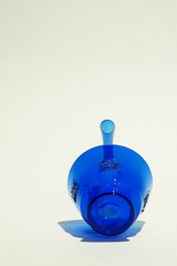 LIGHT GLASS VASE-118 NR-KR-452 Lauscha VINTAGE FLOWERVASE