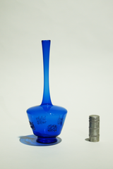 LIGHT GLASS VASE-118 NR-KR-452 Lauscha VINTAGE FLOWERVASE