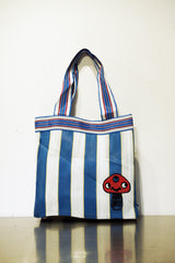 VIVAN Los Angeles HAND EMBROIDERY TOTE BAG 002 BLUE