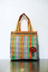 VIVAN ROOM MATE HAND EMBROIDERY TOTE BAG 006 ORANGE