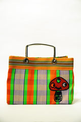 VIVAN Los Angeles HAND EMBROIDERY LUNCH BAG 003 ORANGE