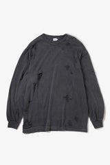 IIWII DAMAGE LS TEE BLACK