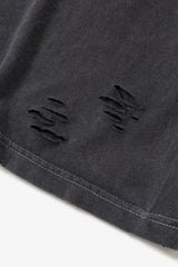 IIWII DAMAGE LS TEE BLACK