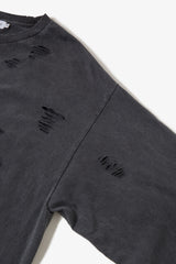 IIWII DAMAGE LS TEE BLACK