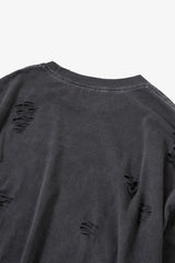 IIWII DAMAGE LS TEE BLACK