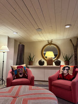 AVANI　Cashmere Patchwork Cushion   M-J　ICON 　カシミアパッチワーククッション　M-J　 象徴