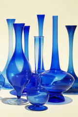 LIGHT GLASS VASE-69 NR-KR-374　Lauscha(ラウシャ）吹きガラスフラワーベース