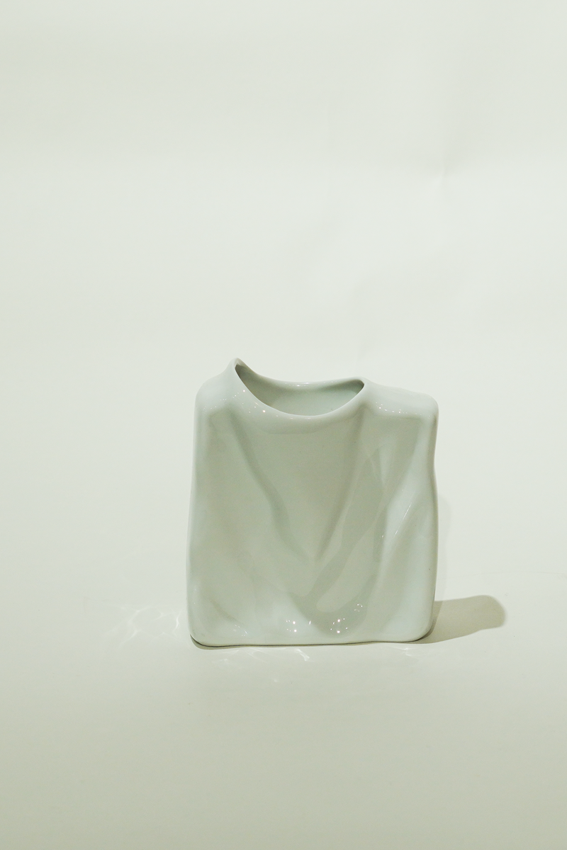 PORCELAIN VASE  NR _106 25_FV_023 VINTAGE OP ART VASE