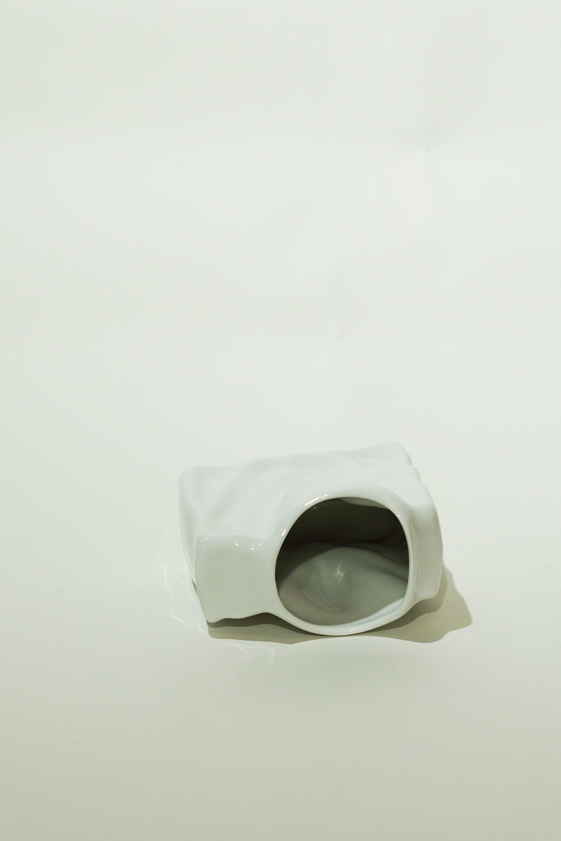 PORCELAIN VASE  NR _106 25_FV_023 VINTAGE OP ART VASE