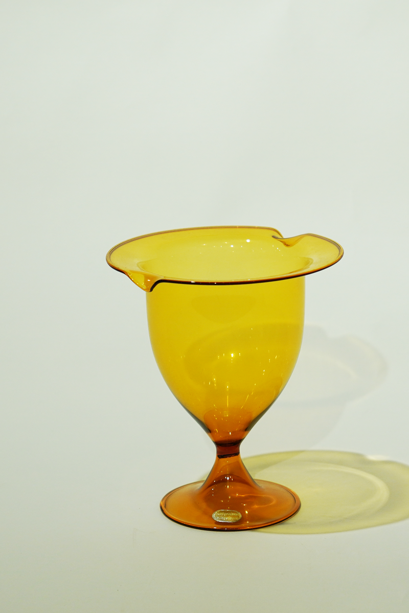 LIGHT GLASS-72  NR-KR-377　Lauscha VINTAGE FLOWERVASE