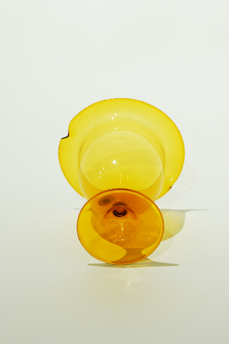 LIGHT GLASS-72  NR-KR-377　Lauscha VINTAGE FLOWERVASE